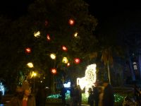 … Löwe in Eintracht im Park von Salerno.