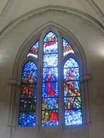 Fenster in der Almudena Kirche