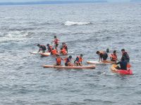 Sportunterricht am Strand, Canico de Baixo