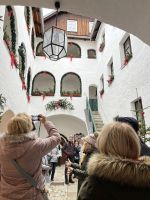 In dem tollen Innenhof von Haus Haas