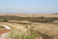 die Nordsee in weiter Ferne