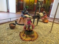 Weben der typischen Stoffe, Ethnologisches Museum, Hanoi