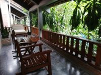 Terrasse vom Zimmer in Pilgrimage Village, Hue, Vietnam