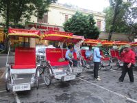 Die Rickscha Tour endet hier wieder