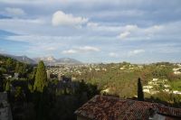 Tag 2 24.01.2024 Saint Paul de Vence, Blick auf die Seealpen