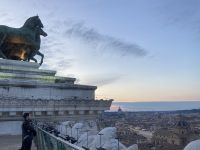 Blick über die Dächer von Rom