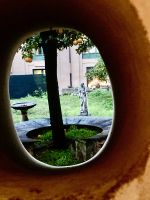 Blick aus der Kirche Santa Sabina