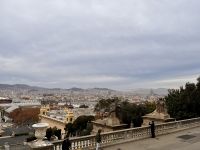 Aussicht über Barcelona vom Montjuïc