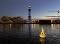 Blick auf den Hafen von Barcelona