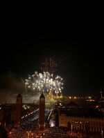 Feuerwerk zu Silvester, Barcelona