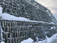 Typische Anlagen zum trocknen von Fisch