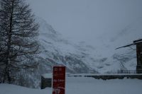 In Alp Grüm empfing uns Nebel