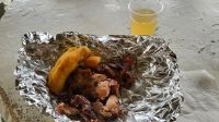 Kreuzfahrt Karibik - typisches Jerk Chicken in Jamaika
