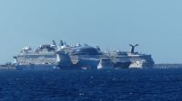 Kreuzfahrt Karibik - Kreuzfahrtriesen in Cozumel, Mexiko