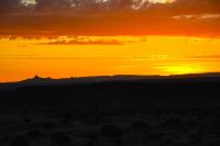 Bilderbuch Sonnenuntergang in der Canyon Lodge