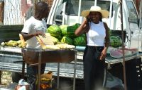 fröhliches Straßenleben (Windhoek)