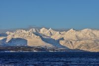 Blick auf die Lyngen-Halbinsel mit den Lyngen-Alpen