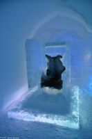 Eishotel Sorrisniva in der Nähe von Alta - Der Thron