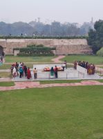 Verbrennungsort von Mahatma Gandhi - Neu Delhi, Indien