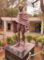 Mahatma Gandhi Statue in Neu Delhi, Indien