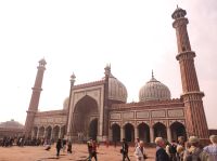 Die Freitagsmoschee in Neu Delhi, Indien
