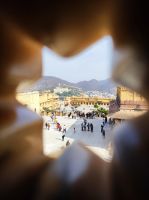 Das Amber Fort in Jaipur, Rajesthan - Indien
