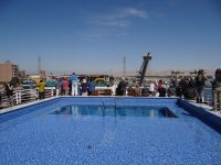 Esna, die Schleuse ist immer ein Erlebnis, ganz gleich, ob am Rhein oder am Nil.