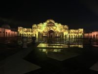 Abu Dhabi, Präsidentenpalast - Lichtshow