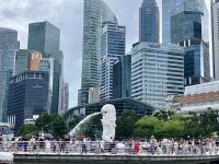 Der Merlion, Wahrzeichen von Singapur