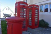 Britische Telefonzellen Falkland Inseln
