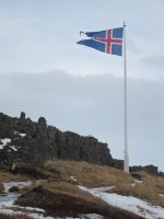Pingvellir: der Lögberg /ehemaliger Gesetzesberg