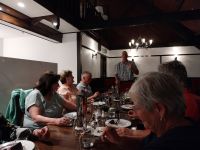 Verabschiedung und letztes Abendessen, Christchurch, Neuseeland