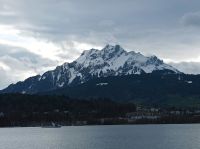 Luzern, Blick auf den Pilatus