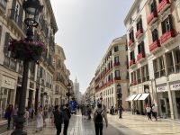 Spanien, Málaga, Fußgängerzone Marques de Larios