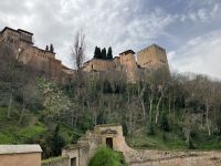 Spanien, Granada, Blick auf die Alhambra