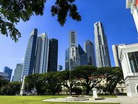 Skyline von Singapur