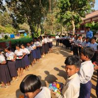 Besuch einer Grundschule in Kambodscha