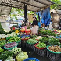 Gemüsestand auf dem Markt