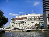 Das berühmte Fullerton Hotel in Singapur