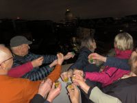 Rom. Abschiedstrunk auf der Dachterrasse