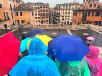 Rom. Multicolori auf der spanischen Treppe
