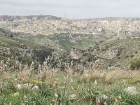 Blick auf die Stadt Matera