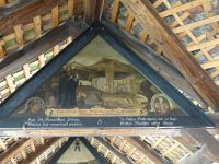 Luzern, Kapellbrücke, auch die Jesuitenkirche, die wir besuchen, ist im Bau zu sehen.