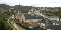 Tag 5 Stadtrundgang Luxemburg Abtei Neumünster
