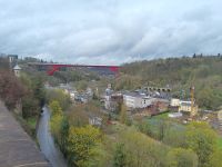 Tag 5 Stadtrundgang Luxemburg Blick auf Rote Brücke und Pfaffenthal