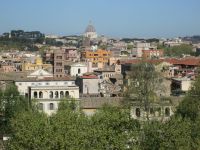 Blick vom Orangengarten auf Petersdom und Janus Hügel
