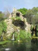 vatikanische Gärten: Adlerbrunnen