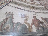 Fußboden Mosaik in den vatikanischen Museen