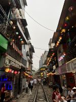 4 Eisenbahnschienen Hanoi