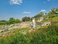 Archäologische Zone in Philippi (Basilika)